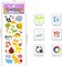 Puffy Stickers for Kids Toddlers, Small 3D Sticker Variety Pack, Kid Stickers Sheets Bulk, Mini Party Favor for Kids Boy (Dinosaur Car Animal Dog Flower Heart Number Food Truck) 24 Sheets